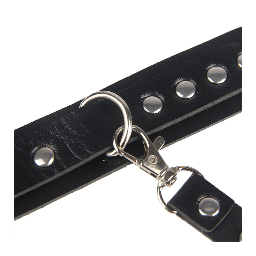 SUBBLIME - 953690 ALGEMAS COM CINTO DE BONDAGE PRETO TAMANHO ÚNICO